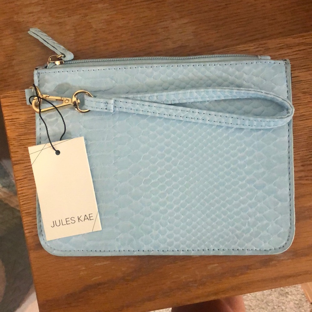 Jules Kae Jen Snake Leather Pouch